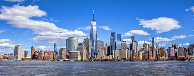 diverse Canadian industries cityscape skyline modern business district